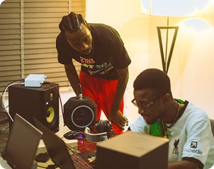 Studio session
